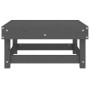 Taburete de jardín de madera maciza de pino gris by , Modular outdoor sofas - Ref: Foro24-825382, Price: 78,92 €, Discount: %
