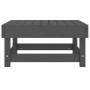 Massiver Gartenhocker aus grauer Kiefernholz von , Modulare Sofas für den Außenbereich - Ref: Foro24-825382, Preis: 78,92 €, ...