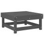 Massiver Gartenhocker aus grauer Kiefernholz von , Modulare Sofas für den Außenbereich - Ref: Foro24-825382, Preis: 76,25 €, ...