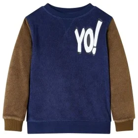 Kinder-Dunkelblauer Kapuzenpullover 128 von , Kinder-T-Shirts - Ref: Foro24-13447, Preis: 11,29 €, Rabatt: %