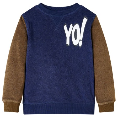 Sudadera infantil azul marino oscuro 128 by , Kids T-shirts - Ref: Foro24-13447, Price: 11,40 €, Discount: %
