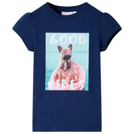 Camiseta infantil azul marino 104 by , Kids T-shirts - Ref: Foro24-11215, Price: 8,52 €, Discount: %