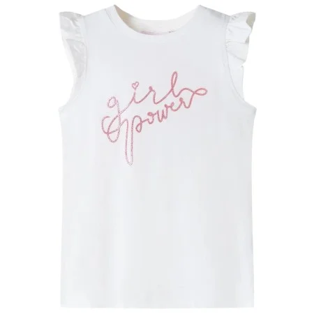 Camiseta infantil de manga volante crudo 92 by , Kids T-shirts - Ref: Foro24-11319, Price: 8,19 €, Discount: %