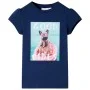 Kinder-T-Shirt in Marineblau, Größe 128. von , Kinder-T-Shirts - Ref: Foro24-11217, Preis: 8,52 €, Rabatt: %