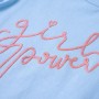 Kinder-T-Shirt mit hellblauen Volantärmeln, Größe 128. von , Kinder-T-Shirts - Ref: Foro24-11327, Preis: 8,28 €, Rabatt: %