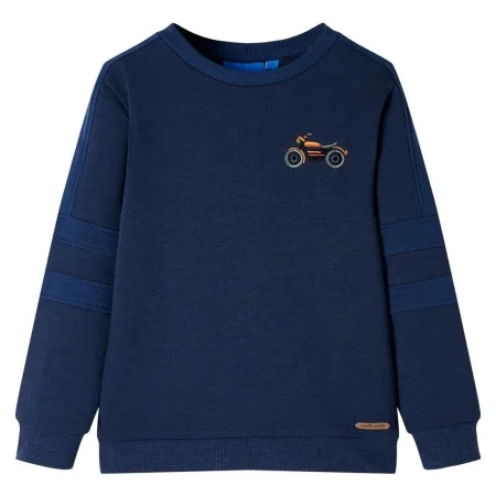 Sudadera infantil azul marino mélange 116 de , Camisetas para niños - Ref: Foro24-12661, Precio: 10,97 €, Descuento: %