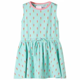 Kinderkleid mit hellmintfarbenem Kordelzug, Größe 92. von , Kinderkleider - Ref: Foro24-11414, Preis: 12,77 €, Rabatt: %