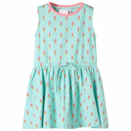 Kinderkleid mit hellmintfarbenem Kordelzug, Größe 92. von , Kinderkleider - Ref: Foro24-11414, Preis: 12,77 €, Rabatt: %