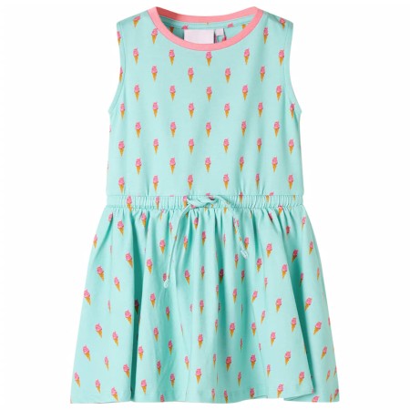 Vestido infantil con cordón menta claro 92 by , Children's dresses - Ref: Foro24-11414, Price: 12,91 €, Discount: %