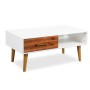 Mesa de centro de madera de acacia maciza 90x50x40 cm de vidaXL, Mesas de centro - Ref: Foro24-245736, Precio: 101,93 €