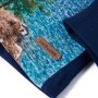 Kinder Langarmshirt in Marineblau, Größe 140. von , Kinder-T-Shirts - Ref: Foro24-12753, Preis: 10,85 €, Rabatt: %