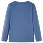 Kinder Langarmshirt in meliertem Blau, Größe 104. von , Kinder-T-Shirts - Ref: Foro24-12990, Preis: 8,30 €, Rabatt: %