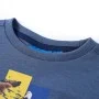 Kinder Langarmshirt in meliertem Blau, Größe 104. von , Kinder-T-Shirts - Ref: Foro24-12990, Preis: 8,30 €, Rabatt: %