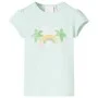 Camiseta infantil verde menta claro 128 by , Kids T-shirts - Ref: Foro24-10427, Price: 8,06 €, Discount: %