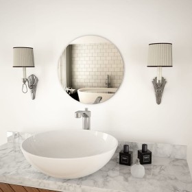 Espejo de pared redondo vidrio 40 cm de vidaXL, Espejos - Ref: Foro24-245702, Precio: 19,76 €, Descuento: %