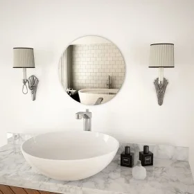 Round glass wall mirror 40 cm by vidaXL, Mirrors - Ref: Foro24-245702, Price: 20,18 €, Discount: %