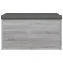 Bank mit Stauraum aus grauem Sonoma-Ingenieurholz 82x42x45 cm. von , Bänke für Hallen und Lager - Ref: Foro24-835052, Preis: ...