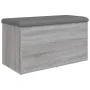 Bank mit Stauraum aus grauem Sonoma-Ingenieurholz 82x42x45 cm. von , Bänke für Hallen und Lager - Ref: Foro24-835052, Preis: ...