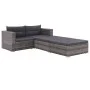 3-piece garden furniture set and gray synthetic rattan cushions by vidaXL, Garden sets - Ref: Foro24-44427, Price: 351,81 €, ...