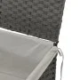 Wäschekorb mit grauem Deckel aus synthetischem Rattan 55,5x35x34 cm. von , Wäschekörbe - Ref: Foro24-372051, Preis: 45,86 €, ...