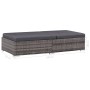 3-teiliges Gartenmöbel-Set und graue synthetische Rattankissen von vidaXL, Gartensets - Ref: Foro24-44427, Preis: 356,38 €, R...