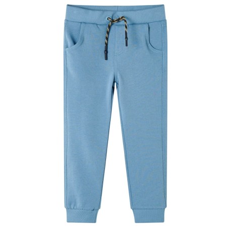 Kinder-Sweatpants in mittelblau, Größe 140. von , Kinderhosen - Ref: Foro24-13238, Preis: 11,02 €, Rabatt: %