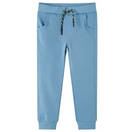 Pantalones de chándal infantiles azul medio 140 de , Pantalones de niños - Ref: Foro24-13238, Precio: 10,90 €, Descuento: %