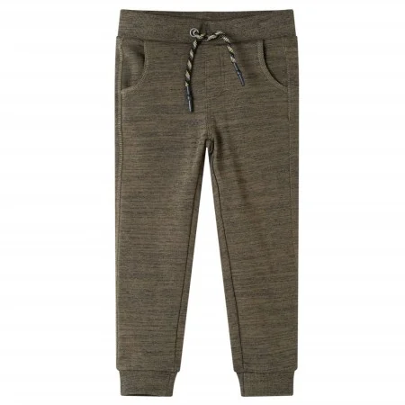 Dunkel melierter khakifarbener Jogginghose für Kinder, Größe 140. von , Kinderhosen - Ref: Foro24-13233, Preis: 10,90 €, Raba...