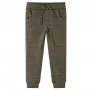 Dunkel melierter khakifarbener Jogginghose für Kinder, Größe 140. von , Kinderhosen - Ref: Foro24-13233, Preis: 10,90 €, Raba...