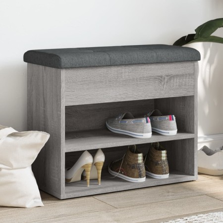 Bank Schuhmacher aus grauem Sonoma-Ingenieurholz 62x32x50 cm von , Bänke für Hallen und Lager - Ref: Foro24-835101, Preis: 59...