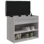 Bank Schuhmacher aus grauem Sonoma-Ingenieurholz 62x32x50 cm von , Bänke für Hallen und Lager - Ref: Foro24-835101, Preis: 58...