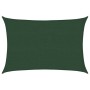 Toldo de vela verde oscuro HDPE 160 g/m² 2,5x4 m