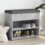 Ingenieurholz Schuhbank in Betongrau 62x32x50 cm von , Bänke für Hallen und Lager - Ref: Foro24-835099, Preis: 55,14 €, Rabat...