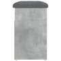 Ingenieurholz Schuhbank in Betongrau 62x32x50 cm von , Bänke für Hallen und Lager - Ref: Foro24-835099, Preis: 55,14 €, Rabat...