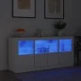 Sideboard mit LED-Lichtern weiß 142,5x37x67 cm von , Sideboards - Ref: Foro24-3209065, Preis: 207,48 €, Rabatt: %