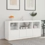 Sideboard mit LED-Lichtern weiß 142,5x37x67 cm von , Sideboards - Ref: Foro24-3209065, Preis: 207,48 €, Rabatt: %