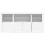 Sideboard mit LED-Lichtern weiß 142,5x37x67 cm von , Sideboards - Ref: Foro24-3209065, Preis: 207,48 €, Rabatt: %