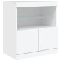 Sideboard mit LED-Lichtern weiß 142,5x37x67 cm von , Sideboards - Ref: Foro24-3209065, Preis: 204,15 €, Rabatt: %