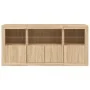 Sideboard mit LED-Lichtern in Sonoma-Eiche 142,5x37x67 cm. von , Sideboards - Ref: Foro24-3209067, Preis: 178,68 €, Rabatt: %