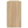 Aparador con luces LED roble Sonoma 142,5x37x67 cm by , Sideboards - Ref: Foro24-3209067, Price: 178,68 €, Discount: %