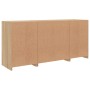 Sideboard mit LED-Lichtern in Sonoma-Eiche 142,5x37x67 cm. von , Sideboards - Ref: Foro24-3209067, Preis: 185,75 €, Rabatt: %