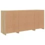Sideboard mit LED-Lichtern in Sonoma-Eiche 142,5x37x67 cm. von , Sideboards - Ref: Foro24-3209067, Preis: 178,68 €, Rabatt: %