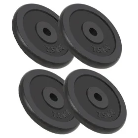 Cast iron weight plates 4 pcs 4x7.5 kg by vidaXL, free weight - Ref: Foro24-91393, Price: 124,25 €, Discount: %