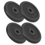 Cast iron weight plates 4 pcs 4x7.5 kg by vidaXL, free weight - Ref: Foro24-91393, Price: 126,83 €, Discount: %