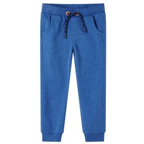 Kinder-Sweatpants dunkelblau 128 von , Kinderhosen - Ref: Foro24-12387, Preis: 10,07 €, Rabatt: %