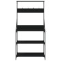 Estantería cocina con ganchos 4 niveles madera ingeniería negro by , Kitchen utensil containers - Ref: Foro24-838958, Price: ...