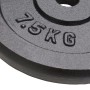 Cast iron weight plates 4 pcs 4x7.5 kg by vidaXL, free weight - Ref: Foro24-91393, Price: 126,83 €, Discount: %
