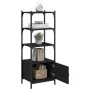 Librería de 3 estantes madera ingeniería negro 41x30x109,5 cm by , Bookcases and shelves - Ref: Foro24-838998, Price: 49,19 €...