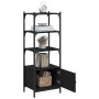 Librería de 3 estantes madera ingeniería negro 41x30x109,5 cm by , Bookcases and shelves - Ref: Foro24-838998, Price: 49,79 €...