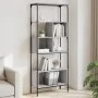 Librería 5 estantes madera ingeniería gris Sonoma 76x33x188,5cm de , Librerías y estanterías - Ref: Foro24-839006, Precio: 75...